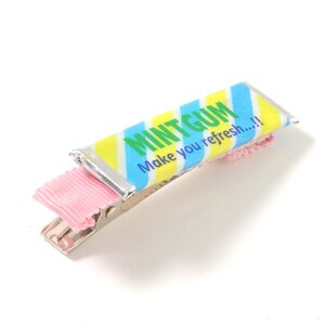 gargle Mint Gum Hair Clips Yellow