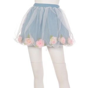 Swankiss Floating Flower Puff Skirt Sax