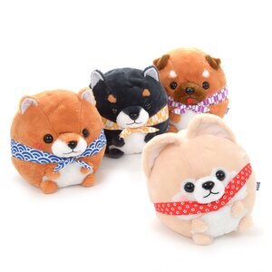 Mameshiba San Kyodai Kororin Dog Plush Collection (Big) Complete Set + Mini Plushie