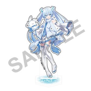 Snow Miku x Hirohako Large Acrylic Stand Hirosaki Art by Kiya Machi
