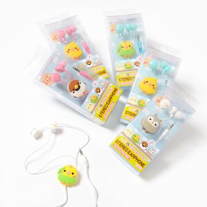 Kotori Tai Stereo Earphones Complete Set + Mini Plushie