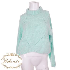 Bobon21 Pastel Knit Shirt Apple Green