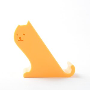 OyaKoneko Cell Phone Stand (Koneko) yellow