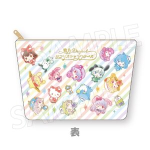 Touhou Project x Sanrio Characters Full-Color Pouch Collection Colorful Stripe