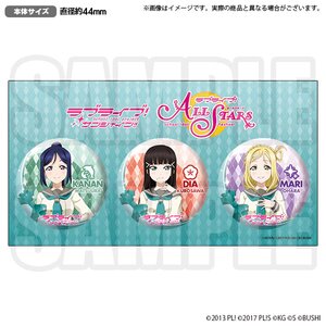 Love Live! Series Aqours All Stars Official Pin Badge Set Third-Year Students