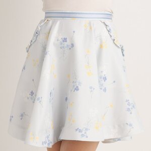 LIZ LISA Small Flower Bouquet Skirt Blue