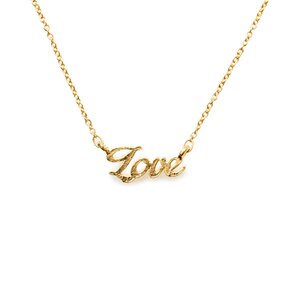 Lilou Text Necklace Love