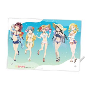 Puella Magi Madoka Magica Acrylic Art Panel Swimsuit Ver.