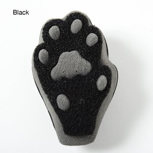 Cat Paw Kitchen Sponges Black