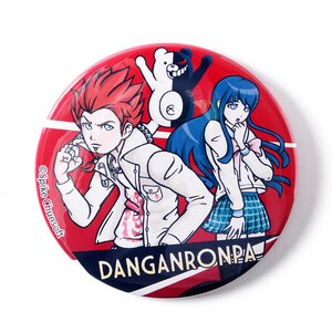 LISTEN FLAVOR Danganronpa Leon Kuwata x Sayaka Maizono Badge