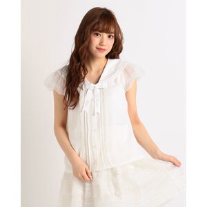 LIZ LISA Colorful Blouse White