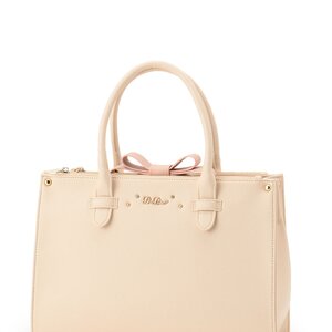 LIZ LISA Ribbon Tote Bag Pink