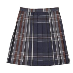 Teens Ever Navy Blue x Brown High School Uniform Skirt  L
