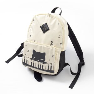 Piano Pooh-chan Backpack Ivory