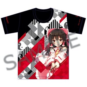 Touhou Project Reimu Hakurei Full-Color T-Shirt M