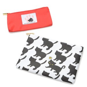 Furimuki Pooh-chan Pouch Set White