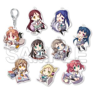 Love Live! Sunshine!! Chibi-Chara Trading Acrylic Keychain Collection Complete Box Set