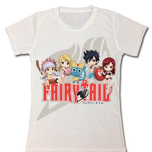 Fairy Tail Beach Chibi Group Juniors’ T-Shirt S