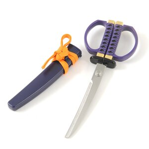 Japanese Sword Katana Scissors Purple