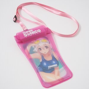 Super Sonico Waterproof Smartphone Case Pink Pink