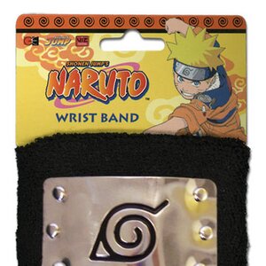 Naruto Leaf Village Metal Sign Wristband