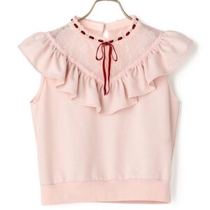 LIZ LISA Frill Top Pink