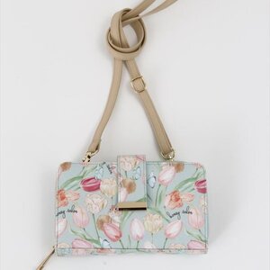 Honey Salon Vintage Tulip Smartphone Wallet Green