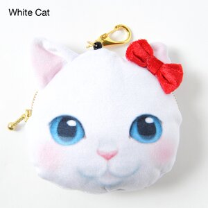 Neco Le Mond Pass Case Pouches White Cat