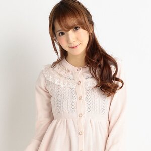 LIZ LISA Peplum Cardigan Pink