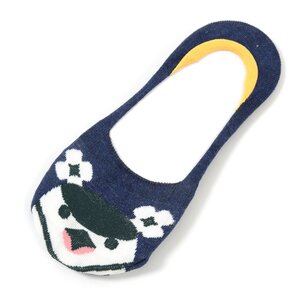 KOTORITACHI Chinstrap Penguin Low-Cut Socks Navy Blue