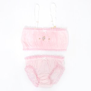 feast Blooming Flowers Bralette & Panty Set Pink