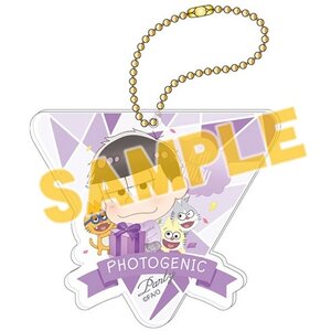 Osomatsu-san Photogenic Party Ichimatsu Big Acrylic Ball Chain Charm