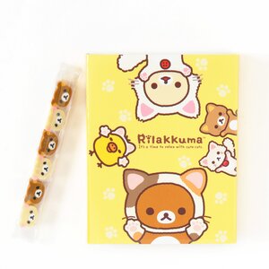 Rilakkuma Motto Nonbiri Neko Cover-2-Cover Memo Pads Yellow