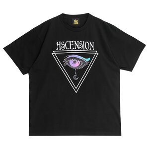 LISTEN FLAVOR 2021 Anniversary Collection Space Eye Big T-Shirt Black