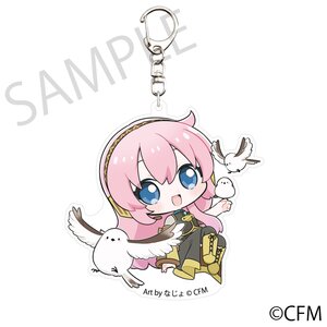 Snow Miku x Hirohako Die-cut Acrylic Keychain Hakodate Megurine Luka Art by Nazyo