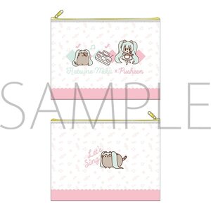 Hatsune Miku Pusheen Collaboration Flat Pouch A