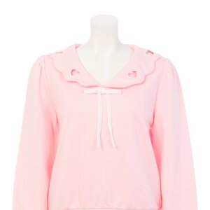 Swankiss Heart Sailor Sweatshirt Pink