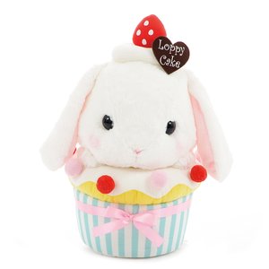 Pote Usa Loppy Shiloppy Cupcake Rabbit Plush (Big) Shiloppy