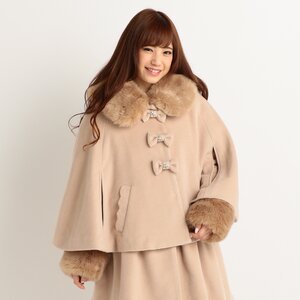 LIZ LISA 5-Way Poncho Style Coat Mocha