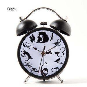 Cat Alarm Clocks Black