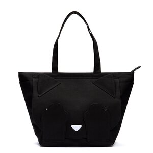 Peek-a-Boo Pooh-chan Tote Bag Black