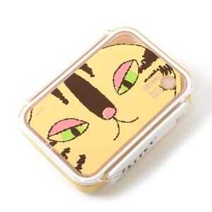 Cat Square Lunch Boxes Tora (Yellow)