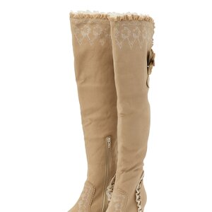 LIZ LISA Over-the-Knee Princess Boots Ivory L