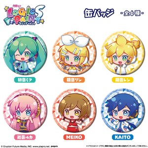 Hatsune Miku Logic Paint S Pin Badge Complete Box Set