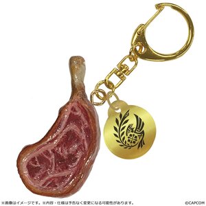 Monster Hunter Wilds Well-Done Steak Key Chain