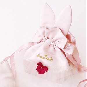 Honey Salon Ballerina Lapin Pouch Light Pink