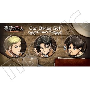 Attack on Titan Can Badge Set Ａ