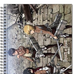 Attack On Titan Spiral-Bound Notebooks Trio