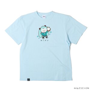 Hatsune Miku Piapro Kids! Hatsune Miku Light Blue T-Shirt S