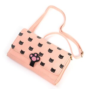 Nikukyu Pooh-chan Smartphone Wallet Pink
